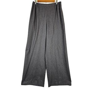 Eskandar Flat Front Wide leg 51 silk/ 49 cashmere wool pants trousers size 2 NWT